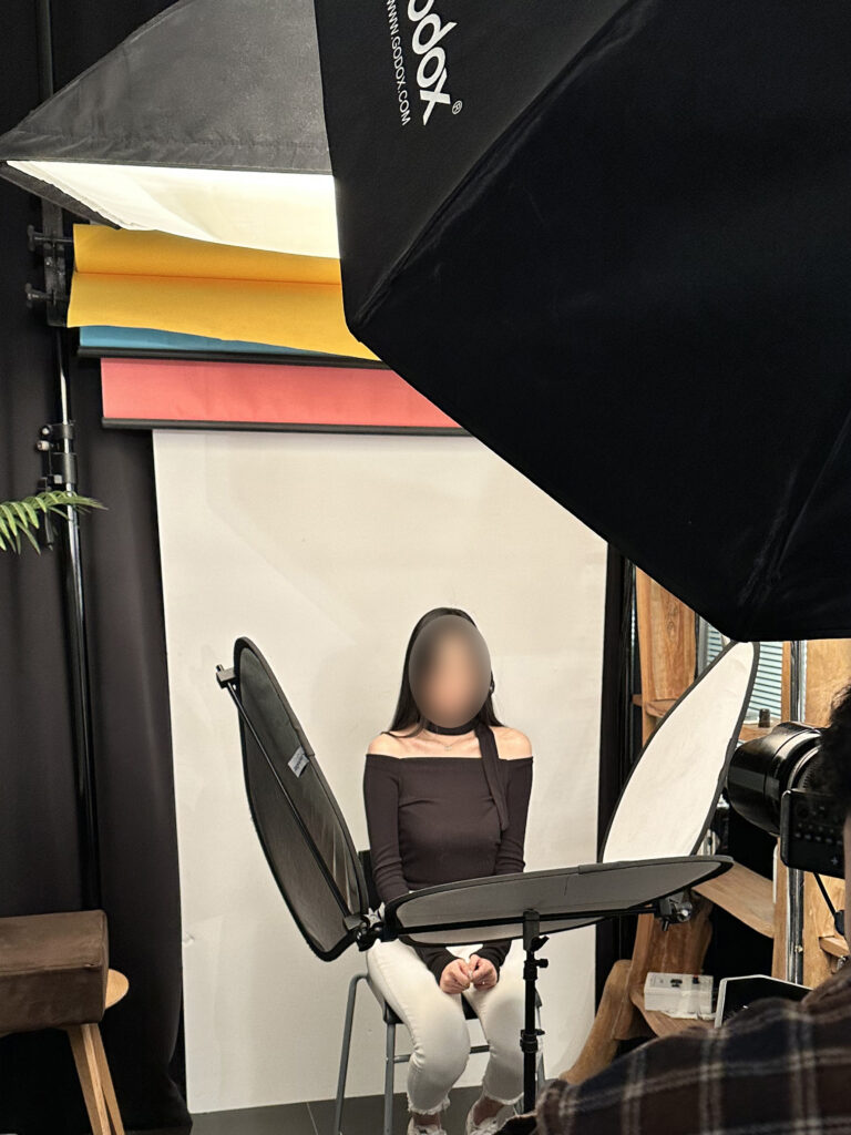 강남역 증명사진 촬영장면6